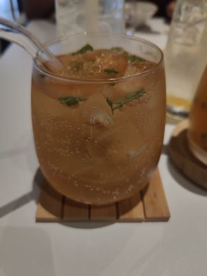 Sparkling lemon enzyme and mint at Towzen - Kuala Lumpur in Kuala Lumpur