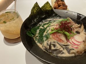Truffle Ramen and Yuzo lemonade   at Towzen - Kuala Lumpur in Kuala Lumpur