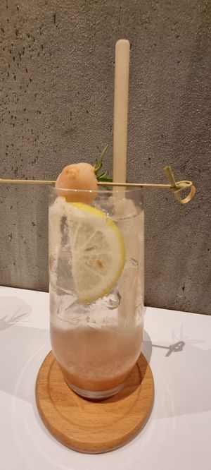 Sparkling lychee soda at Towzen - Kuala Lumpur in Kuala Lumpur