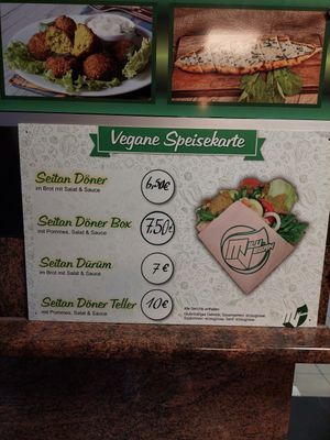 Vegan menu at Öz Urfa Grill in Fulda