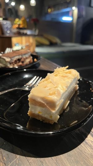 lemon tarte  at Bar 42 in Ubud