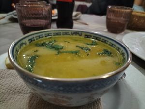 vegetable soup at Fewa in Turin