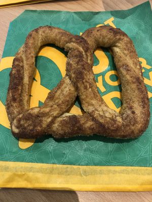 Cinnamon sugar  at Auntie Anne's Soft Pretzels - Vivo City in Central Singapore