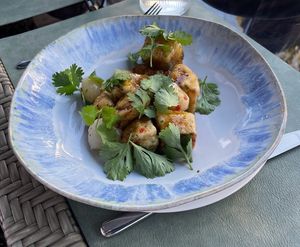 Fried eggplantt  at Winesday in Tashkent