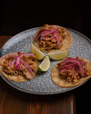 Tacos de Cochinita at La Condesa  in Barcelona