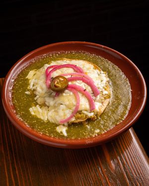 Enchilada Verde at La Condesa  in Barcelona