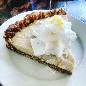 Coconut cream pie OMG at Wild Leek in Halifax