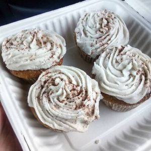 Rum and eggnog cupcakes at Wild Leek in Halifax