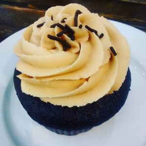 hazelnut cupcake  at Wild Leek in Halifax