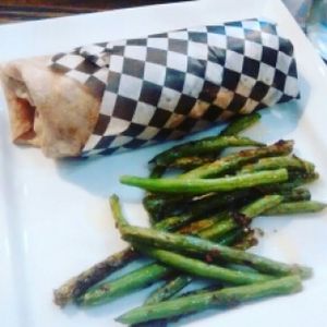 donair and green beans at Wild Leek in Halifax