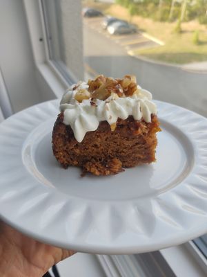 Bolo de cenoura divino. at Wild Leek in Halifax