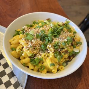 Mini mac & cheese, add broccoli and bacon  at Wild Leek in Halifax
