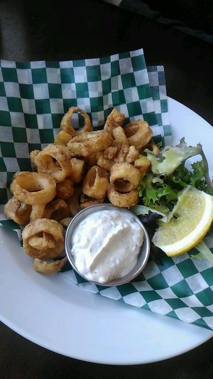 vegan calamari  at Wild Leek in Halifax
