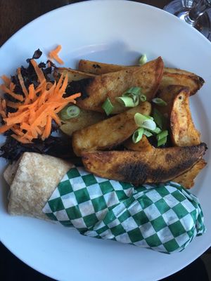 The donair...yum! at Wild Leek in Halifax