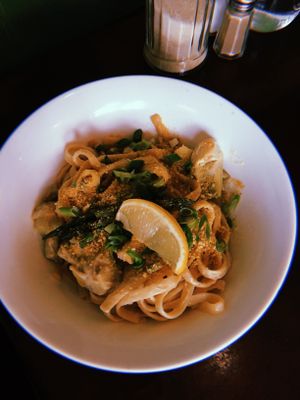 Fettucine alfredo THE BEST IVE EVER GAD at Wild Leek in Halifax