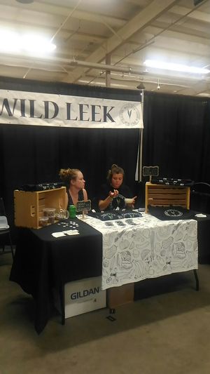 Wild leek at vegfest at Wild Leek in Halifax