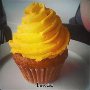 Carrot 'juiced' cupcake at Wild Leek in Halifax