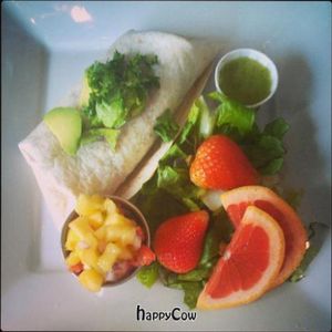 Bean burrito at Wild Leek in Halifax