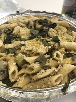 Mushroom and Asparagus penne at Wild Leek in Halifax