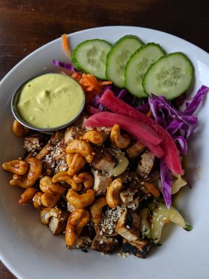 Thai Bowl at Wild Leek in Halifax