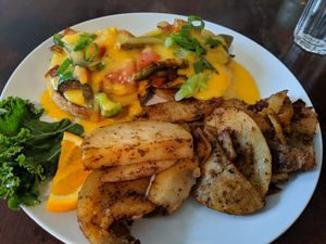 vegan benny at Wild Leek in Halifax