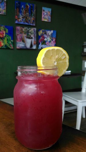 Beet lemonade at Wild Leek in Halifax
