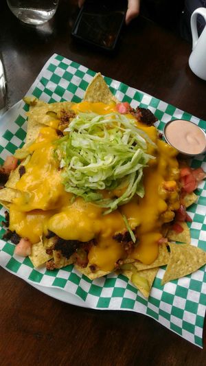Cheeseburger nachos at Wild Leek in Halifax