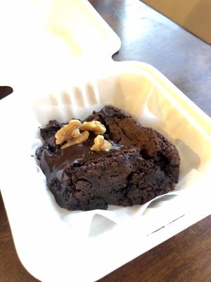 Gf brownie!! So yummy! at Wild Leek in Halifax