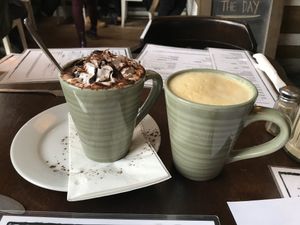 Hot chocolate and wild tea at Wild Leek in Halifax