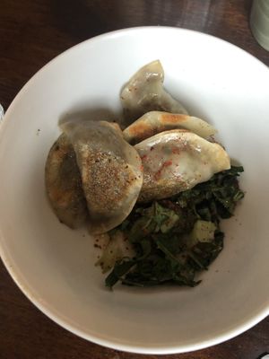 Dumplings  at Wild Leek in Halifax