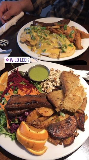 Traditional breakfast  at Wild Leek in Halifax