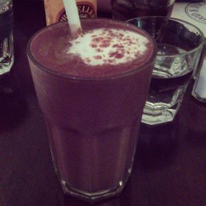 Chocolite. Bananas, dates and cocoa smoothie! tastes like a chocolate milkshake.  at Wild Leek in Halifax