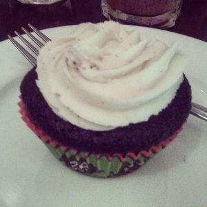 Birthday cupcake.  at Wild Leek in Halifax