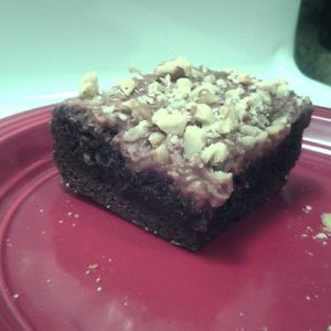 Gluten free brownie at Wild Leek in Halifax