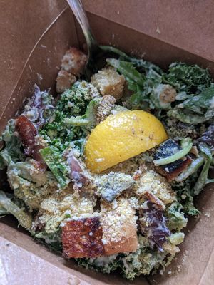 Kale ceasar at Wild Leek in Halifax