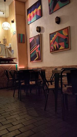 Inside at Balkan in Queretaro