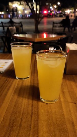 Agua del día, with view on the plaza at Balkan in Queretaro