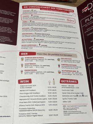 Menu  at Pizzeria Dirigì in Lido Di Jesolo