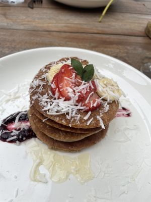 Vegan Pancakes  at Amura  in Bacalar