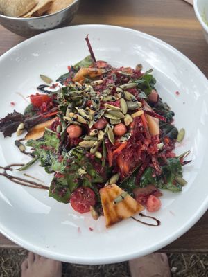 Quinoa Saladd  at Amura  in Bacalar