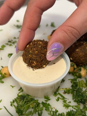 New!!  falafel Minis at House of Falafel in Farmington Hills