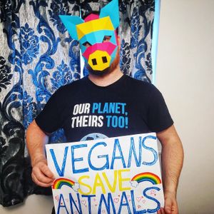 From one of our craftivism workshops at Vegan Somerset & Activism Southwest in Somerset