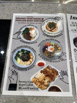 Everything can be made vegan. It is mostly vegan.  at Organic Vegetarian @ Pavilion KL in Kuala Lumpur