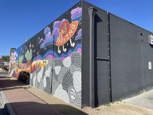 Mural  at grnd sqrl in Twentynine Palms