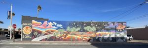 Mural  at grnd sqrl in Twentynine Palms