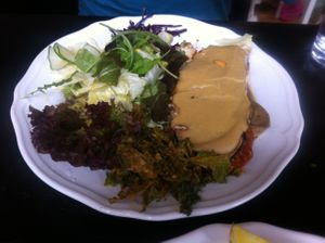 Raw lasagna at Raw in Helsingborg