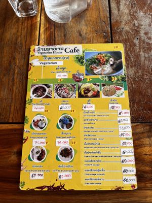   at Vegetarian House Cafe in Thakhek