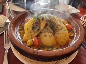 Tagine végétarien   at Zaytouna in Essaouira