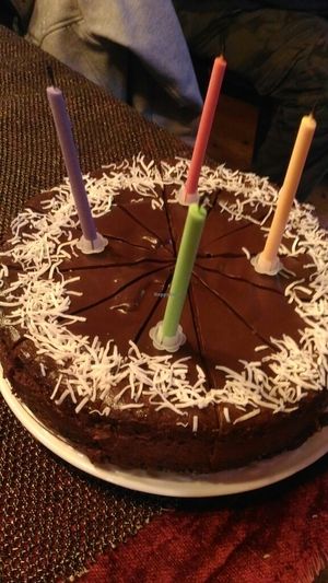 vegan macaroon cheesecake  at Sweet Hereafter in Halifax