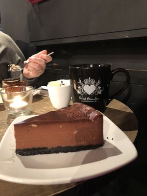 Vegan chocolate orange cheesecake  at Sweet Hereafter in Halifax